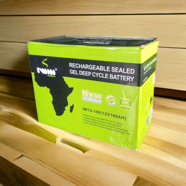 Share this product Iwin 100Ah 12V Gel Battery - Image 2