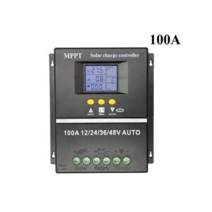 Mppt 100a Solar Pv Regulators 12v 24v 36v 48v Auto Solar Charge Controller Solar Pv Battery Charger With Lcd