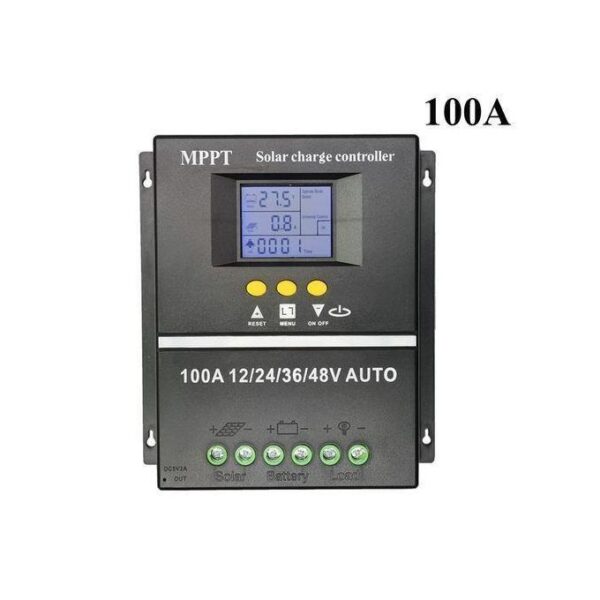 Mppt 100a Solar Pv Regulators 12v 24v 36v 48v Auto Solar Charge Controller Solar Pv Battery Charger With Lcd
